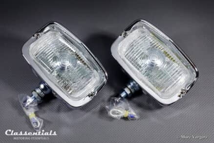 Vintage Original 1960s S.E.V. MARCHAL ‘Fantastic’ Iode 656 Fog-Lamps, Alfa Romeo, Aston Martin, Delage, Facel Vega, Ferrari, Maserati, Lancia, Porsche – BRAND NEW SET in Original Boxes