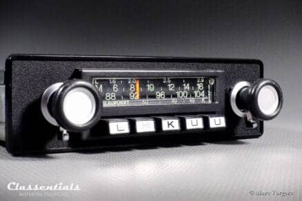 Blaupunkt Frankfurt STEREO 1972 ULTRA RARE Vintage Original High-End Classic Car Auto Radio for BMW models from 1974 - Including Classentials Deluxe Bluetooth Module