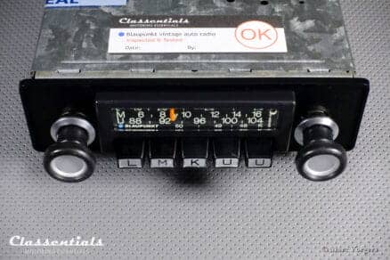 Blaupunkt Frankfurt STEREO 1972 ULTRA RARE Vintage Original High-End Classic Car Auto Radio for BMW models from 1974 - Including Classentials Deluxe Bluetooth Module