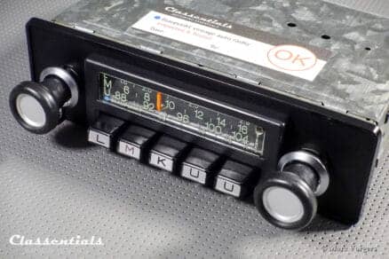 Blaupunkt Frankfurt STEREO 1972 ULTRA RARE Vintage Original High-End Classic Car Auto Radio for BMW models from 1974 - Including Classentials Deluxe Bluetooth Module