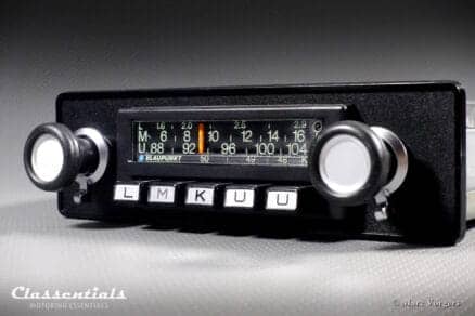 Blaupunkt Frankfurt STEREO 1972 ULTRA RARE Vintage Original High-End Classic Car Auto Radio for BMW models from 1974 - Including Classentials Deluxe Bluetooth Module