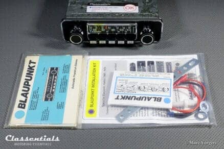 Blaupunkt Frankfurt STEREO 1972 ULTRA RARE Vintage Original High-End Classic Car Auto Radio - Including Matching Papers and Classentials Deluxe Bluetooth Module Autoradio