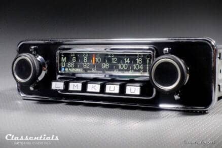 Blaupunkt Frankfurt STEREO 1972 ULTRA RARE Vintage Original High-End Classic Car Auto Radio - Including Matching Papers and Classentials Deluxe Bluetooth Module Autoradio