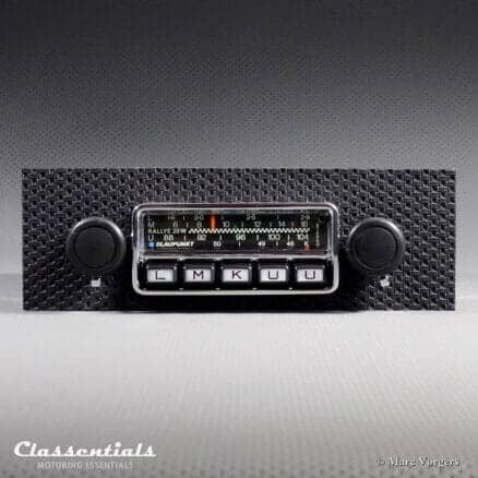 Blaupunkt Frankfurt STEREO RALLYE 20W 1972 Vintage Original TOP-END Classic Car Auto Radio for Porsche 911 / 912 F-Series Models - Including Classentials DeLuxe Bluetooth Module autoradio