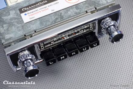 Blaupunkt Frankfurt X 1966 Vintage Original High-End Classic Car Auto Radio for Aston Martin DB4 / DB5 / DB6, Jaguar Mk II, E-Type S2, Ferrari, INCLUDING Classentials DeLuxe Bluetooth Module autoradio