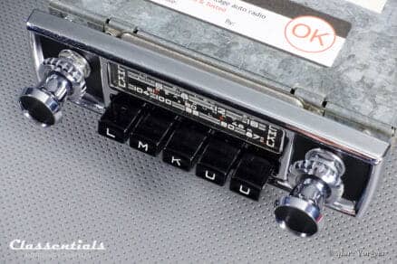 Blaupunkt Frankfurt X 1966 Vintage Original High-End Classic Car Auto Radio for Aston Martin DB4 / DB5 / DB6, Jaguar Mk II, E-Type S2, Ferrari, INCLUDING Classentials DeLuxe Bluetooth Module autoradio