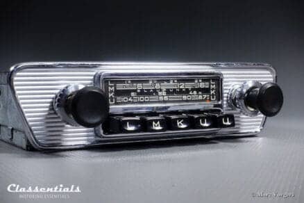 Blaupunkt Frankfurt X 1966 Vintage Original High-End Classic Car Auto Radio for Jaguar E-type (XK-E) Series 1 Cars- Including Classentials DeLuxe Bluetooth module oldtimer autoradio