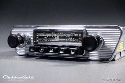 Blaupunkt Frankfurt X 1966 Vintage Original High-End Classic Car Auto Radio for Jaguar E-type (XK-E) Series 1 Cars- Including Classentials DeLuxe Bluetooth module oldtimer autoradio