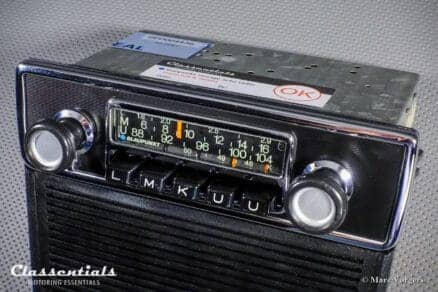 Blaupunkt Frankfurt 1972 Vintage Original High-End Classic Car Auto Radio for BMW 02-Series E10 Sedan / Touring / Ti / Tii / Baur Models 1966 - 1974 with Console Front and Speaker!