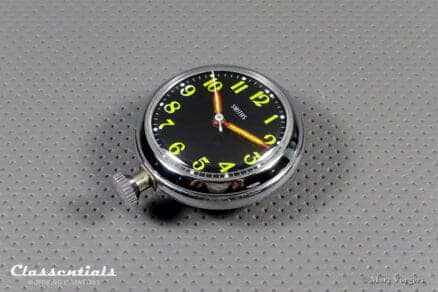 SOLD to the Netherlands: Vintage Original 1960s Chrome SMITHS "Motor Watch" Magnetic Dashboard Clock For Austin Healey, Jaguar, MG, Triumph and Other British Sports and Rally Cars! - Image 3
