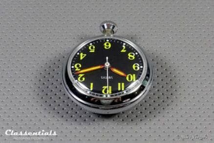 SOLD to the Netherlands: Vintage Original 1960s Chrome SMITHS "Motor Watch" Magnetic Dashboard Clock For Austin Healey, Jaguar, MG, Triumph and Other British Sports and Rally Cars! - Image 4