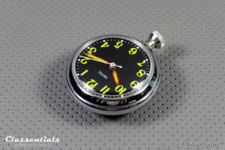 SOLD to the Netherlands: Vintage Original 1960s Chrome SMITHS "Motor Watch" Magnetic Dashboard Clock For Austin Healey, Jaguar, MG, Triumph and Other British Sports and Rally Cars! - Image 5