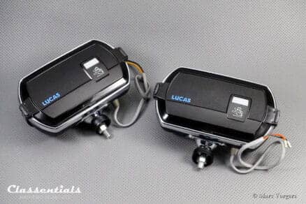 SOLD to the United States: LUCAS LR8 "SQUARE-8" Vintage Original Never Installed 1960s - 1970s Long-Range Spot- / Driving-Lamps - Aston Martin, Jaguar, Jensen, Rover, Triumph - Image 7