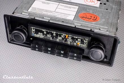 SOLD to the United States: BLAUPUNKT FRANKFURT STEREO 1975 HIGH-END Vintage Original Auto Radio for Porsche 911 / 930 G-Series Models 1975 - 1978 Including Classentials Deluxe Bluetooth Module! - Image 6