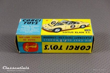 SOLD to Austria: 1960s Corgi Toys Lotus Elan S2 #318 - EXCELLENT+ collectors item - Image 10