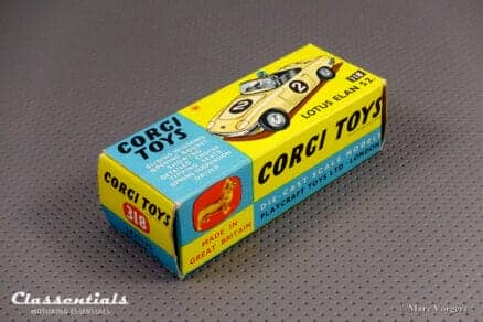 SOLD to Austria: 1960s Corgi Toys Lotus Elan S2 #318 - EXCELLENT+ collectors item - Image 11