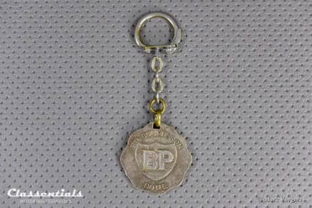 SOLD to Austria: Vintage Original 1950s - 1960s BP Ets. Bourderon SAINT CHRISTOPHER Keyring in Very Good Used Condition! - Image 2