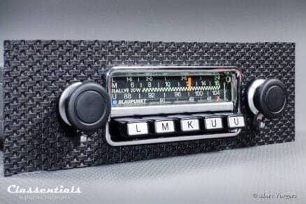 Blaupunkt Frankfurt STEREO RALLYE 20W 1972 TOP-END Classic Car Auto Radio 2 x 20 Watt Booster for 1968 - 1974 Porsche 911 / 912 F-Series Models Classentials DeLuxe Stereo Bluetooth Module