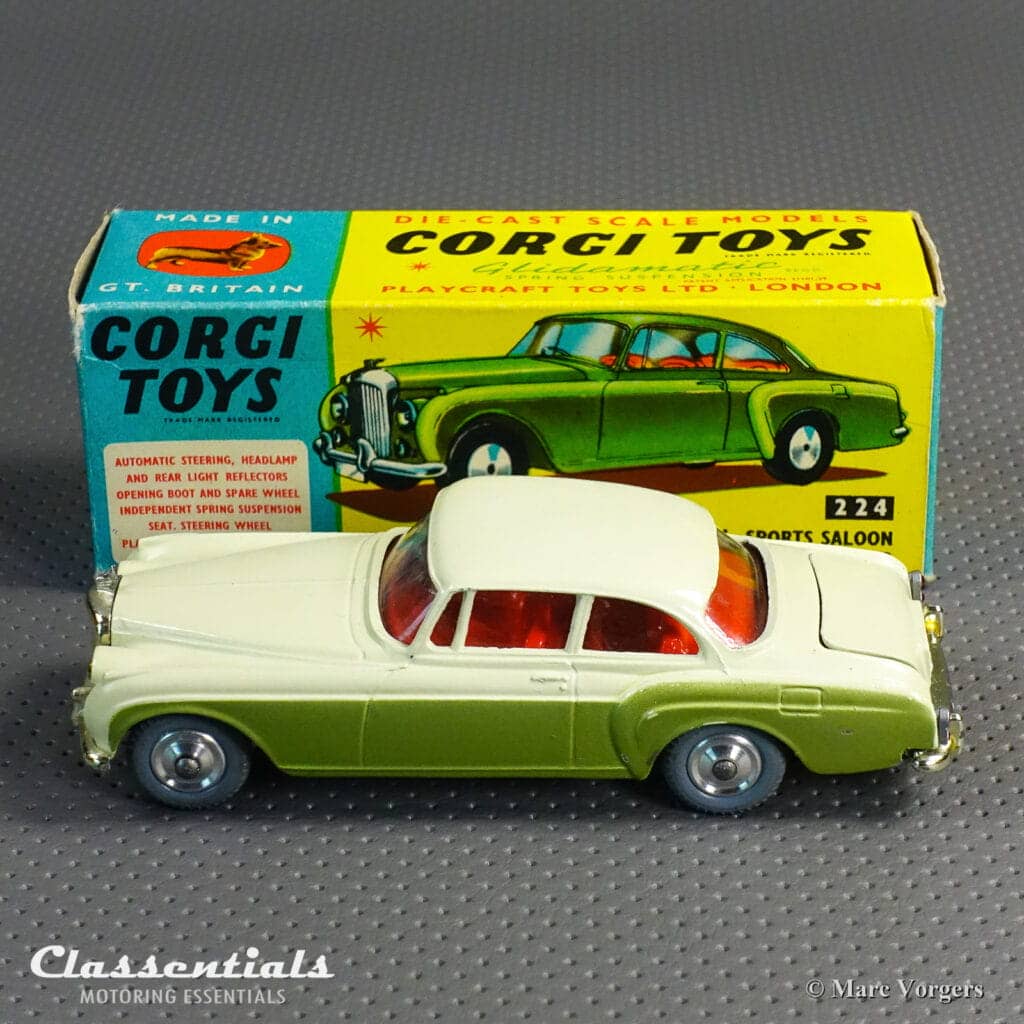 Corgi Toys 224 - Bentley Continental Sports Saloon - 1950/60 Original + Box