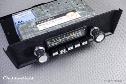 SUPER RARE Blaupunkt Frankfurt STEREO RALLYE 20W 1972 TOP-END Classic Car Auto Radio + 2 x 20 Watt Booster for 1969 - 1975 BMW 1800 / 2000 / 2800 CS 2.8 / 3.0 CS / CSI Models - Classentials DeLuxe Stereo Bluetooth Module