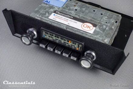 SUPER RARE Blaupunkt Frankfurt STEREO RALLYE 20W 1972 TOP-END Classic Car Auto Radio + 2 x 20 Watt Booster for 1969 - 1975 BMW 1800 / 2000 / 2800 CS 2.8 / 3.0 CS / CSI Models - Classentials DeLuxe Stereo Bluetooth Module