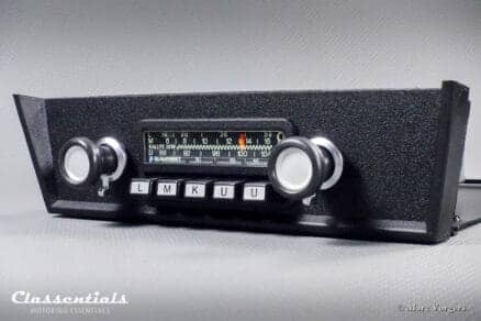 SUPER RARE Blaupunkt Frankfurt STEREO RALLYE 20W 1972 TOP-END Classic Car Auto Radio + 2 x 20 Watt Booster for 1969 - 1975 BMW 1800 / 2000 / 2800 CS 2.8 / 3.0 CS / CSI Models - Classentials DeLuxe Stereo Bluetooth Module