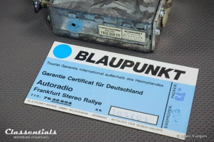 SOLD: SUPER RARE Brand New BLAUPUNKT FRANKFURT STEREO RALLYE 20W TOP-END Classic Car Auto Radio SET for 1972 - 1977 BMW E3 2500 / 2800 and E9 CS / CSI Models - Including Classentials DeLuxe Stereo Bluetooth Module! - Image 12
