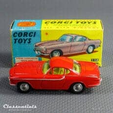 1960s Corgi Toys Volvo P 1800 in Rare Red #228 - Very Near MINT - collectors item