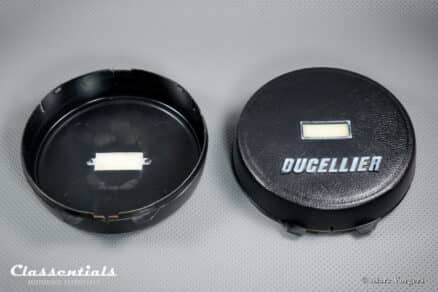 SOLD to Australia: DUCELLIER RALLYE 160 mm Vintage Original 1960s - 1970s Wide-Beam Fog / Cornering Lamps, NEVER INSTALLED + Covers - Image 15