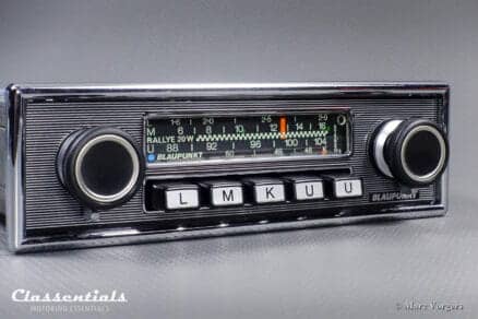 SUPER RARE Blaupunkt Frankfurt STEREO RALLYE 20W 1972 TOP-END Classic Car Auto Radio BSB 40-2 Booster for 1968 - 1975 Mercedes-Benz (SL) Models W113 R107 C107 Classentials DeLuxe Stereo Bluetooth Module