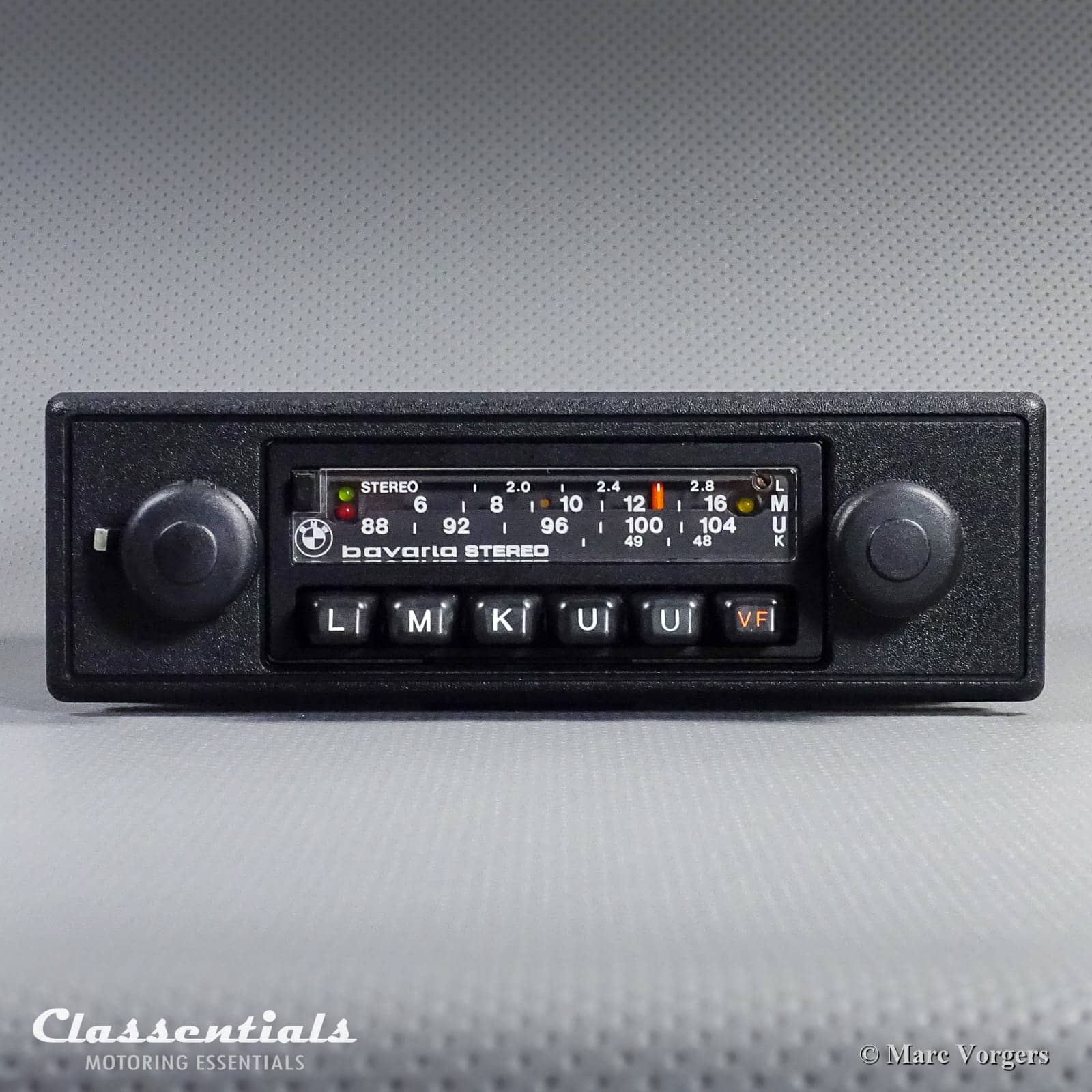 SOLD to the Netherlands: BMW BAVARIA STEREO 1978 HIGH-END Vintage Original  Classic Car Auto Radio for BMW cars 1978 - 1985, Including Classentials  DeLuxe Stereo Bluetooth Module! - Classentials