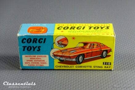 1960s Corgi Toys Chevrolet Corvette Sting Ray #310 - EXCELLENT++ - collectors item