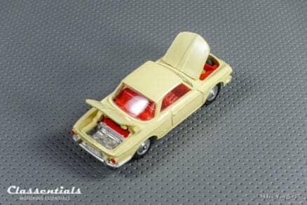 1960s Corgi Toys Volkswagen 1500 Karmann Ghia #239 Rare Beige - Near MINT - collectors item