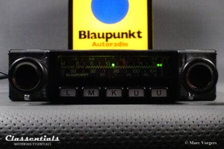 Blaupunkt Frankfurt Stereo Rallye 7632 1972 dial auto radio dial by night lighting