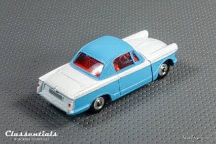 1960s Corgi Toys Triumph Herald Coupe 231 Blue over White Excellent to Near MINT collectors item