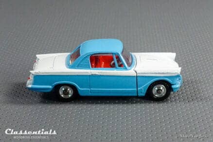 1960s Corgi Toys Triumph Herald Coupe 231 Blue over White Excellent to Near MINT collectors item