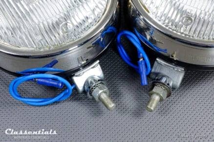 Vintage Original 1960 1960s 1970 1970s DUCELLIER RALLYE 160 mm Fog Cornering Lamps Peugeot Renault Gordini Matra Simca Fiat