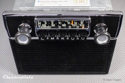 Blaupunkt Frankfurt 1972 Vintage Original High-End Classic Car Auto Radio for BMW 02-Series E10 Sedan / Touring / Ti / Tii / Baur Models 1966 - 1974 Console Front, Speaker Classentials Deluxe Bluetooth Module