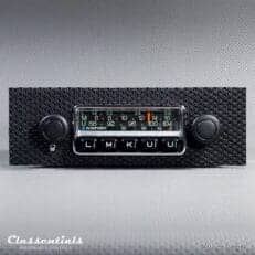 Blaupunkt Frankfurt 1972 Vintage Original High-End Classic Car Auto Radio for Porsche 911 / 912 F-Series Cars 1968 - 1973 Green Lettering Classentials DeLuxe Bluetooth Module
