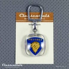 Vintage Original 1950 1960 Bourbon PEUGEOT / ESSO Keyring Collectors Item schlusselanhanger sleutelhanger porte cle cles chiavi