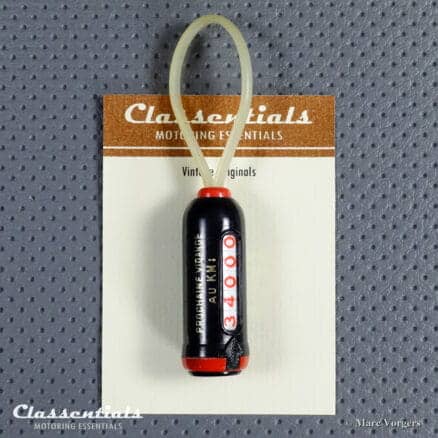 Vintage Original 1950s - 1960s Kilnot France VIRAX Oil Change Reminder Keyring schlusselanhamger, sleutelhanger porte cle cles chiavi