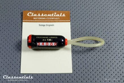 Vintage Original 1950s - 1960s Kilnot France VIRAX Oil Change Reminder Keyring schlusselanhamger, sleutelhanger porte cle cles chiavi