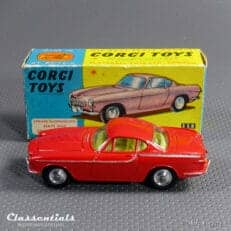 Corgi Toys Volvo P 1800 rare red Number 228 very near mint condition boxed