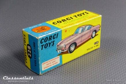 Corgi Toys Volvo P 1800 rare red Number 228 very near mint condition boxed