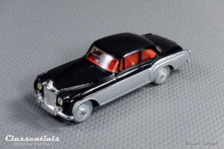 Corgi Toys Bentley Continental Sports Saloon by HJ Mulliner black over silver metallic number 224 MINT copndition boxed