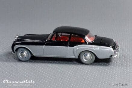 Corgi Toys Bentley Continental Sports Saloon by HJ Mulliner black over silver metallic number 224 MINT copndition boxed