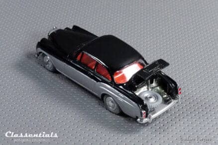 Corgi Toys Bentley Continental Sports Saloon by HJ Mulliner black over silver metallic number 224 MINT copndition boxed