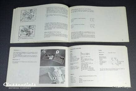 Rover Three Thousand Five P6 3500 V8 Mk I Dutch Nederlands Instruction Instructie boek Book Set Bedieningshandleiding and Het Onderhoud 1969