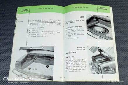 Vintage Original Alfa Romeo 2000 Sprint Instruction Book user manual 5/1962 - English Language