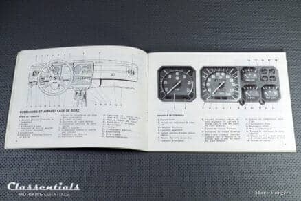 Vintage Original Alfa Romeo Alfetta GT 1600 and GTV 2000 User Manual, 3/1980 - French Language conduite et entretien